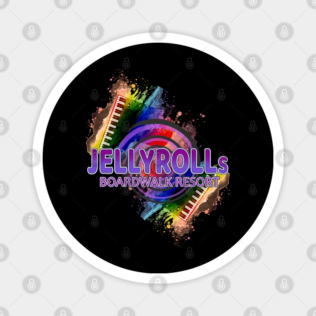 Jellyrolls Dueling Piano Bar at The Boardwalk Resort Magnet by Joaddo